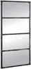 Vente-unique - MAASTRICHT Spiegel Holz, PlatteMetall Schwarz - B 4 cm x H 75 cm x L 140 cm Bild 4
