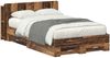 vidaXL Bettgestell mit Stauraum Altholz 120 x 190 cm Holzwerkstoff 3433737 Bild 2