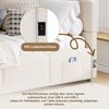 Schlafsofa 90x200 cm mit hydraulischem Stauraum, integrierter Matratzenstruktur, USB-A & USB-C Ladeanschlüsse,Boucle,Beige Bild 5