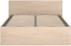 Vente-unique - VELONA Bett Holz, Platte Beige - B 199,8 cm x H 81,2 cm x L 164,4 cm Bild 4