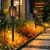6er Set LED Solarleuchte, Fackel, Feuereffekt, schwarz, H 50 cm Bild 5