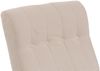 Schaukelstuhl HWC-K10, Relaxsessel, Holz FSC® Stoff/Textil Bouclé (450g/m²) ~ beige, Gestell Walnuss-Optik Bild 5