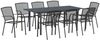 vidaXL Garten Essgruppe 9 pcs Anthrazit Pulverbeschichteter Stahl 3378813 Bild 2