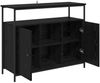 vidaXL Sideboard Schwarz Eichen-Optik 100 x 35 x 80 cm Holzwerkstoff 882814 Bild 5