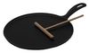 Le Creuset Gusseisen Crepespfanne 27 cm schwarz Bild 4