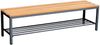 furni24 Bank Umkleidebank, Sitzbank für Umkleideräume mit Schuhrost BxHxT: 150 x 42 x 40 cm, Umkleidesitzbank, Umkleidebank, Garderobenbank, Sportbank, Bank mit Echtholz für Fitnessstudio Bild 2