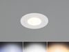 Flacher LED Einbaustrahler 230V dimmbar 3er Set Badezimmer geeignet 4000K Ø 8cm Bild 4