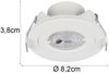Flacher LED Einbaustrahler 230V dimmbar 3er Set Badezimmer geeignet 4000K Ø 8cm Bild 3