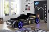 Autobett >Rinum< Liegefläche 90x200cm, Schwarz mit Fotodruck - 106x64x220 (B/H/T) Bild 3