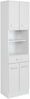 Hochschrank >Riga< in Weiß-Matt - 50x190x35cm (BxHxT) Bild 2