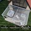 Weide Deluxe | Wand Pergola | Voll Aluminium | 3,6 x 5,3 M | Lamellendach weiß Bild 4
