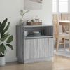 vidaXL LED-Sideboard Graues Sonoma 71 x 34,5 x 75 cm Holzwerkstoff 869655 Bild 5
