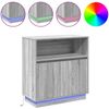 vidaXL LED-Sideboard Graues Sonoma 71 x 34,5 x 75 cm Holzwerkstoff 869655 Bild 4