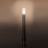 Stehlampe, 2x Steckdose, Edelstahl, H 110 cm, BOSTON Bild 4
