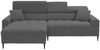 Wohnlandschaft Sally / Simple, Polyester, Stoff, Grau Bild 2