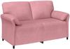 vidaXL 2-Sitzer Sofa Rosa 158 x 83 x 95 cm Samt 42033957 Bild 2