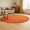 Wollteppich - AstroAura 180 x 180 cm - orange - rund Bild 2