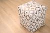 Spark Pouf 110 Elfenbein / Chrome 45cm x 45cm Bild 2