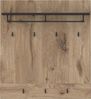 Wandgarderobe >GRANO< 7 Haken, Ablage, Stange, Viking Eiche Dekor - 93x101x32,5 (BxHxT) Bild 2
