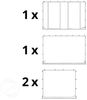 4x6 m Faltpavillon PROFESSIONAL Alu 50mm, Seitenteile ohne Fenster, weiß Bild 3