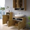 Badmöbel-Set Beatrice Artisan-Eiche 3 Teile Vicco Bild 5