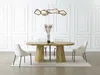 Vente-unique - CLOEVA Esstisch Holz, Platte Beige - B 100 cm x H 76 cm x L 300 cm250 cm200 cm150 cm Bild 3