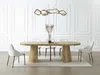 Vente-unique - CLOEVA Esstisch Holz, Platte Beige - B 100 cm x H 76 cm x L 300 cm250 cm200 cm150 cm Bild 4