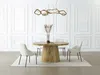 Vente-unique - CLOEVA Esstisch Holz, Platte Beige - B 100 cm x H 76 cm x L 300 cm250 cm200 cm150 cm Bild 1