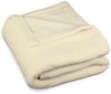 CelinaTex Flauschige Kuscheldecke 150x200 cm Creme weiß Decke Sofa warm Wohndecke weich Mikrofaser Fleece Oeko-TEX Montreal Bild 4