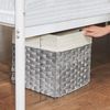 VASAGLE Doppelbettgestell, Bettrahmen, Bettgestell aus Metall, passend für 140 x 190 cm Matratze, Gästebett, für Erwachsene, Kinder, einfache Montage, für kleine Räume, Weiß von SONGMICS RMB063W01 Bild 4