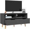 vidaXL TV-Schrank Grau 90x40x48,5 cm Holzwerkstoff 326779 Bild 3