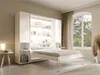 Vente-unique - RAPILI Bett Holz, Platte Weiß - B 50 cm239,2 cm x H 225,2 cm x L 159 cm Bild 1