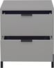 Maeusbacher Bonnie Kommoden Quadrat kreidegrau matt lack BxHxT: 51 x 60 x 45 cm Bild 2