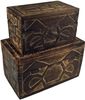 Guru-Shop Aufbewahrungsdose Beschnitzte kleine Truhe, Holzschachtel,.. Bild 2