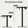 HOMAVO Schreibtisch Höhenverstellbarer schreibtisch mit Memory- und Rebound-Funktion (Sitz-Steh-Erinnerung), inkl. Kabelwanne & USB/Typ-C-Anschlüssen, Tischplatte 18 mm Bild 3