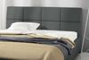 99rooms Jayden Polsterbett ohne Bettkasten 140x200 cm Strukturstoff INARI Dunkelgrau Bild 4
