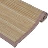 6 Bambus-Platzdeckchen 30 x 45 cm Braun 242108 Bild 4