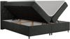 Boxspringbett Doppelbett Polsterbett Kunstlederbett mit Bettkasten - ROMA - 180x200cm - Dunkelgrau Stoff - H4 Bild 4