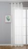 Gardinenbox Gardine (2 St), Ösen, transparent, Voile Bild 2