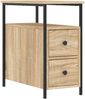 vidaXL Nachttisch Sonoma-Eiche 30x60x60 cm Holzwerkstoff 826065 Bild 2