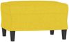 vidaXL Sessel mit Hocker Hellgelb 60 cm Stoff 3201132 Bild 5