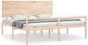 vidaXL Seniorenbett mit Kopfteil 200x200 cm Massivholz 3195501 Bild 2