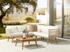 Beliani 'ALCAMO' Ecksofa Lounge Set, Akazienholz Beige Bild 3