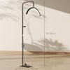 HOMCOM Stehlampe LED Halbmond Wimpern Lampe mit Telefonhalter, Dimmfunktion, LED fest integriert, Tageslichtweiß, für Wimpernverlängerung, Tattoo, Nägel, Hautp Bild 3