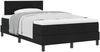 vidaXL Boxspringbett mit Kissen Schwarz 120 x 200 cm Stoff 3338757 Bild 2