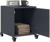 vidaXL Nachttisch Anthrazit 36x39x43,5 cm Stahl 846618 Bild 5