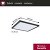 Paulmann No. 71001 LED Panel Atria Shine 293x293 mm 3000K 16W Schwarz Bild 2
