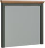 Badspiegel >Stanton< in Tannengrün / Eiche - 77x68x6cm (BxHxT) Bild 1