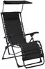 vidaXL Klappbare Liegestühle 2 Stk. Textilene Schwarz 312471 Bild 2