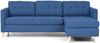 Eckcouch MARS in blau Chaiselonge rechts oder links gewendet Bild 4